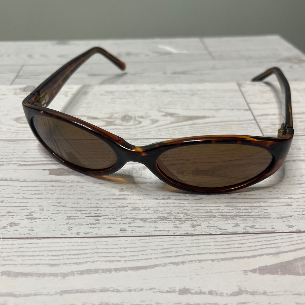 Maui Jim MJ 125-10 Tortoise Shell Oval Sunglasses Italy FRAME ONLY